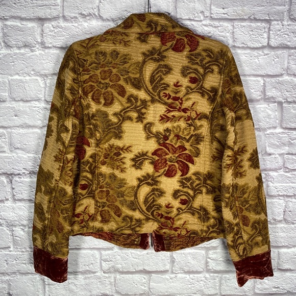 Vintage Tapestry & Velvet Jacket - Picture 3 of 3
